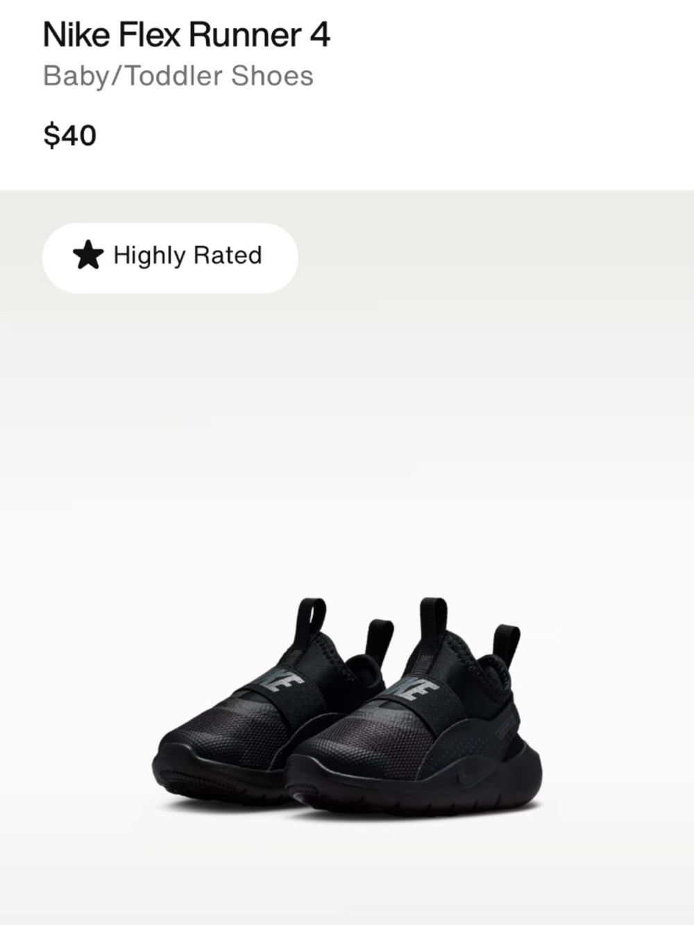 Baby Nike Flex runners